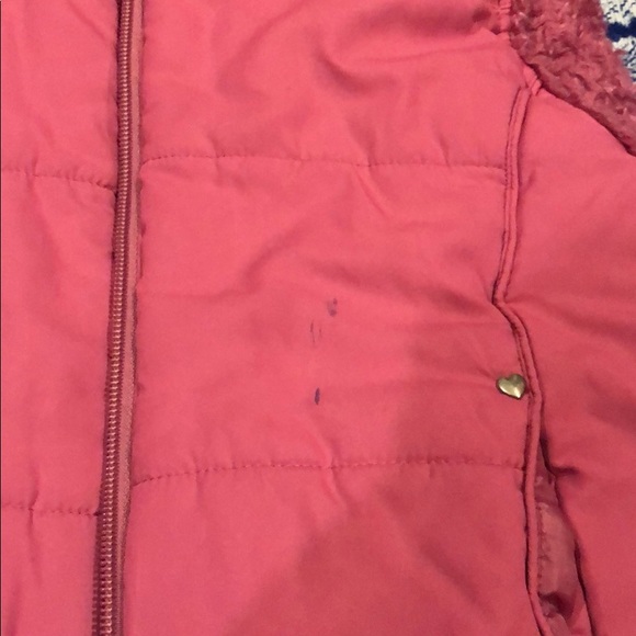 Double sided vest with hoodie for girls. - Picture 2 of 5